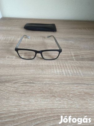 Férfi fekete olvasószemüveg 1,5-es