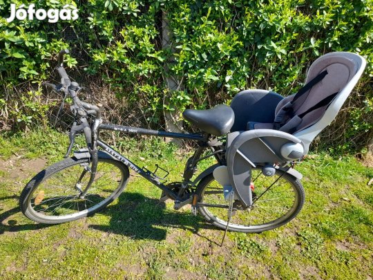 Férfi felnőtt bicikli gyereküléssel eladó