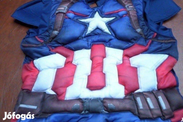 Férfi felnőtt jelmez Amerika kapitánya felső