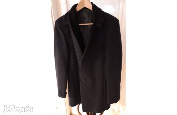 Férfi gyapjú, szövet kabát