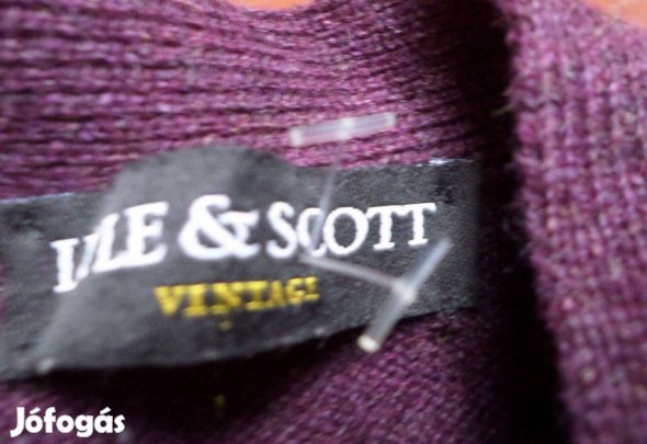 Férfi gyapjú pulóver Új Angol kardigán