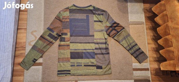 Férfi hosszú ujjú felső színes S