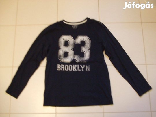 Férfi hosszú ujjú póló sötétkék M méret