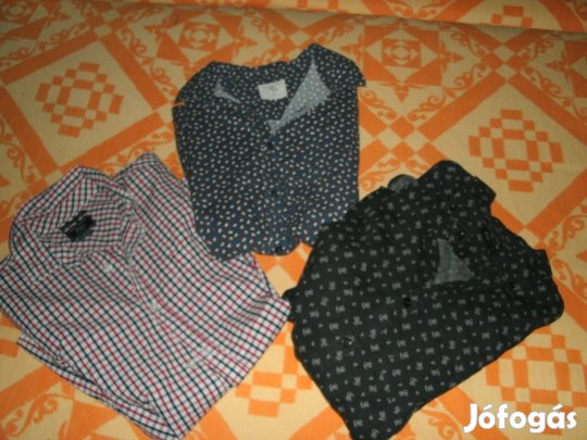 Férfi ing "M" méret 3 darab együtt