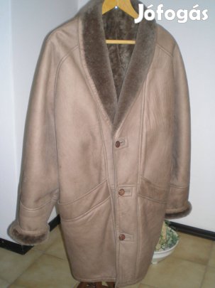 Férfi irha bunda XL méret újszerű, újabb fazon eladó