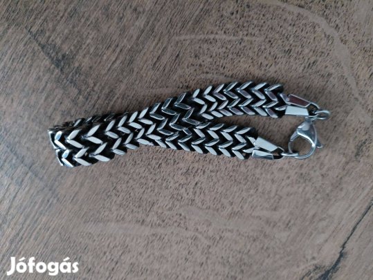 Férfi karkötő rozsdamentes acél