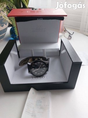 Férfi karóra Tissot automatic bőr szíjjal,eredeti dobozzal újszerű
