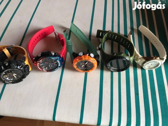 Férfi kvarcóra csomag.Újak,és keveset használtak