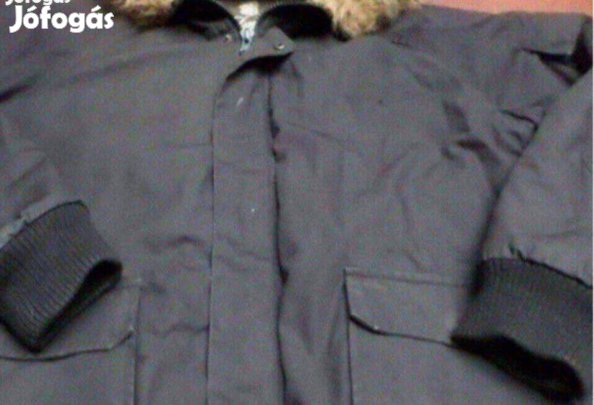 Férfi modern fekete dzseki Smog