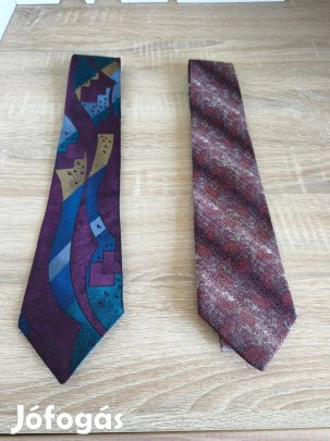Férfi nyakkendő 2 db újszerű állapotban
