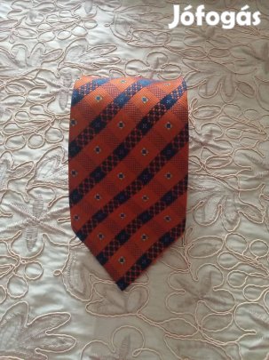 Férfi nyakkendő - Marocco - rozsdabarna-sötétkék