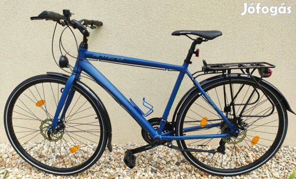 Férfi országúti trekking kerékpár Antero 21" Alumínium váz +LED lámpák