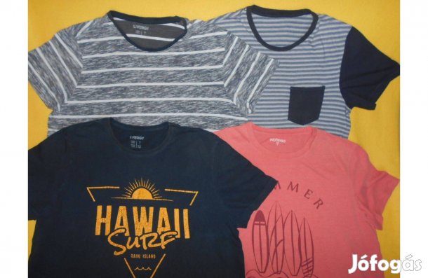 Férfi póló, L - es. Márkás, újszerű, divatos, rövid ujjú