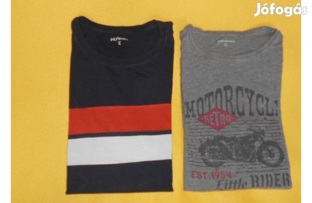 Férfi póló, XL-es. Hosszú , és rövid ujjú - díszes, pamut, márkás