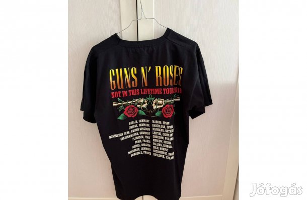Férfi póló fekete L méret póló Guns N' Roses