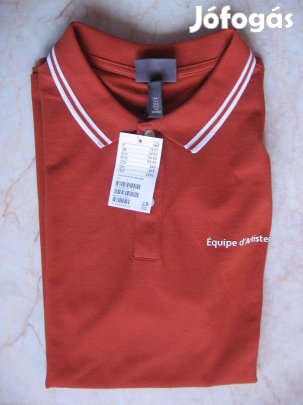 Férfi pólóing téglaszínben