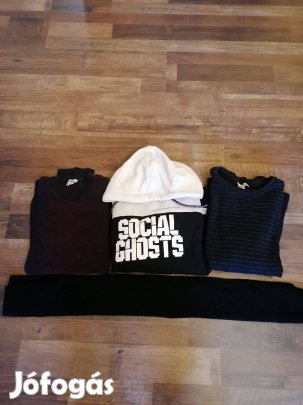 Férfi pulcsi csomag ajándék sállal