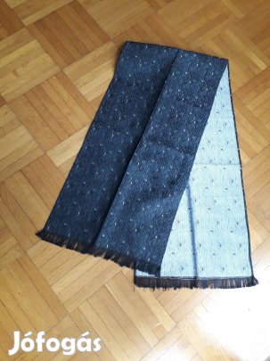 Férfi selyemsál - fekete