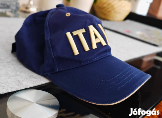 Férfi sötétkék baseball sapi Italia eredeti