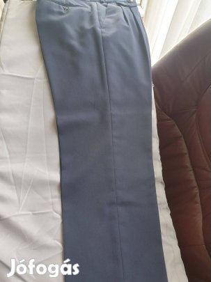 Férfi sötétkék szövet nadrág 52 -es méret (Tisztítva )
