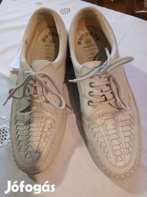 Férfi sportos bőrcipő