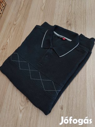 Férfi sportos kötött pulóver XXL