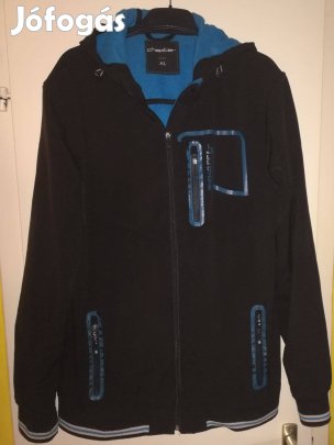 Férfi sportos szuper anyagú,fekete,dzseki,XL-méret,Bécsből!/59