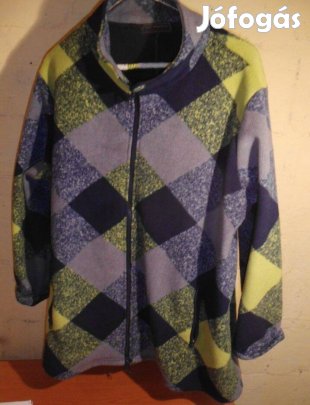Férfi szines kockás kardigám 2XL