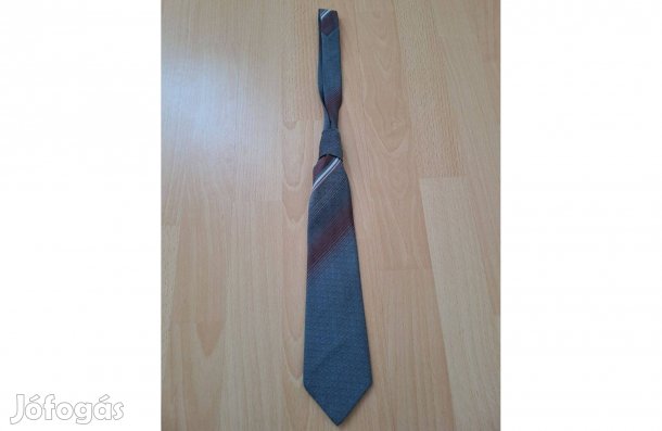 Férfi szürke mintás nyakkendő