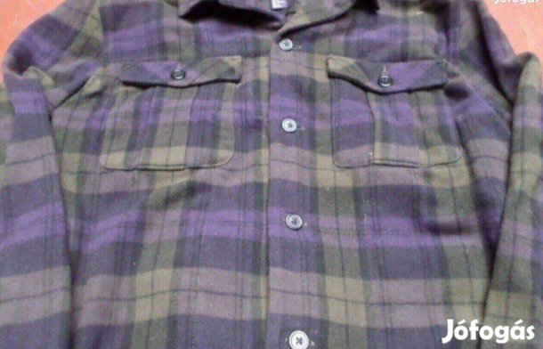 Férfi téli gyapjú felső dzseki újszerű