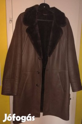 Férfi új barna műirha kabát, Bécsben vásárolt!/27