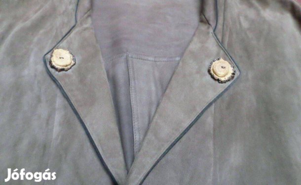 Férfi vadász kabát valódi bőr zakó német XL