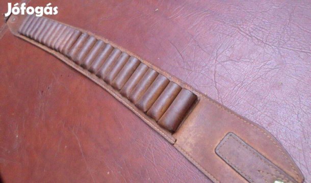 Férfi vadász öv lőszertartó valódi bőröv
