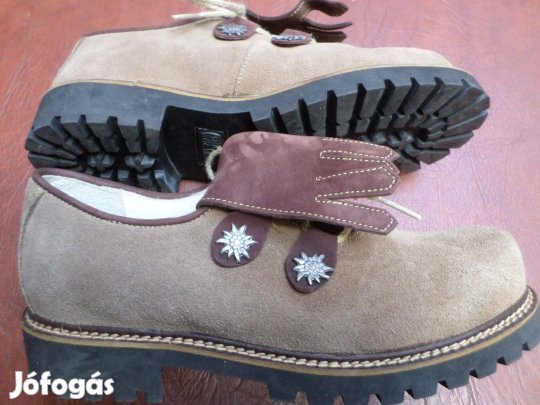 Férfi vadász túra cipő bőr 41-es Új