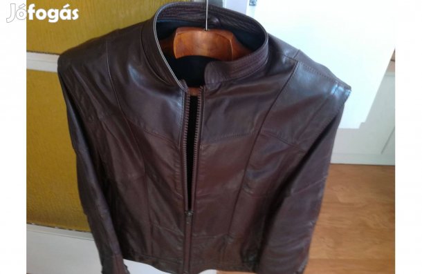 Férfi valódibőr dzseki M-es méret