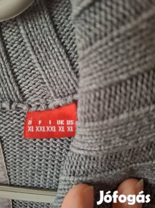Férfi vastag kardigán