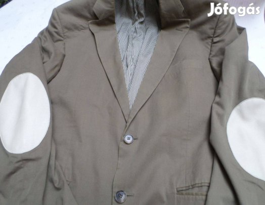 Férfi vászon zakó modern újszerű