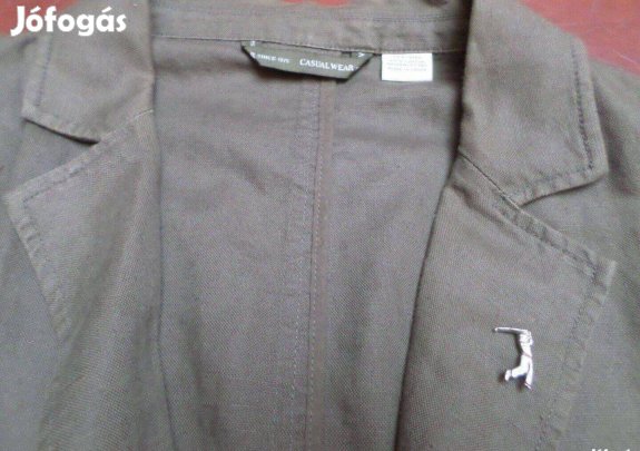 Férfi vászon zakó modern újszerű félár alatt