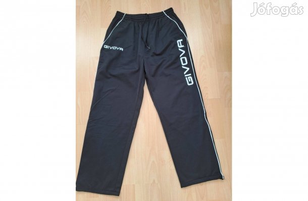 Férfi xxl-es Givova fekete szabadidő melegítő tréning nadrág XXl
