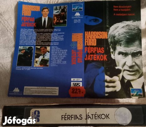 Férfias játekok - akció vhs - Harrison Ford