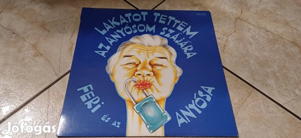 Feri és az anyósa bakelit hanglemez