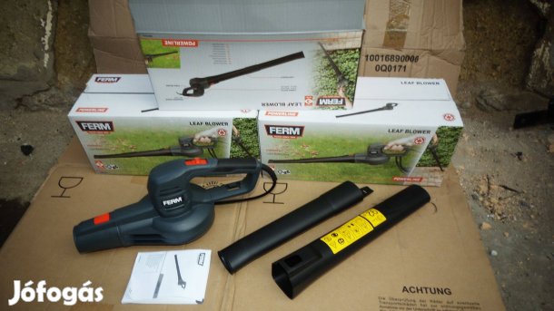 Ferm elektromos lombfúvó, lombfújó (Új, 400w, 2 fokozatos)