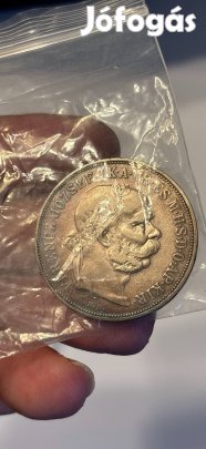 Ferncz Josef Ezust 5 Korona erme lot.
