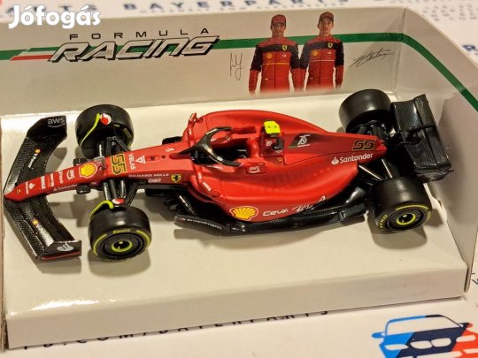Ferrari SF22 F1 #55 (2022) - Carlos Sainz - Bburago - 1:43 - Érd, Pest