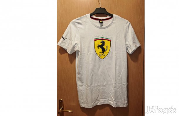 Ferrari eredeti fehér Puma póló (S-es)