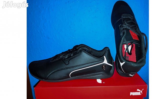 Ferrari eredeti fekete Puma cipő (43-as)