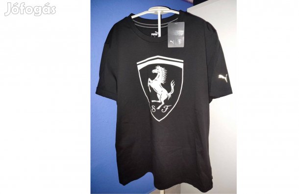 Ferrari eredeti fekete Puma póló (L)