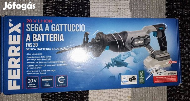 Ferrex 20 Solo akkuskardfűrész fa műanyag vagy puhafémekhez -