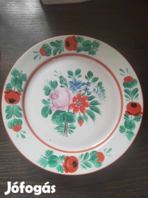 Festett fali dísztányér 