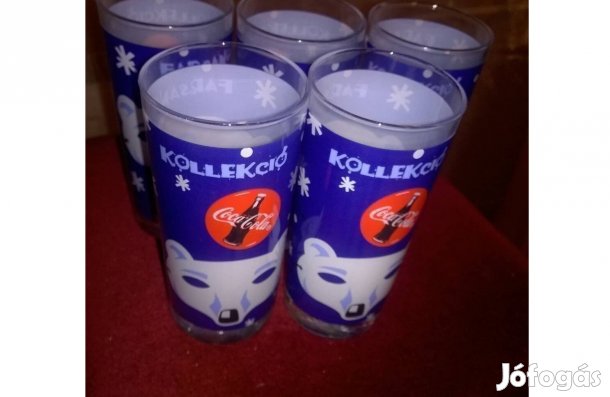 Festett gyermek kolás poharak eladók